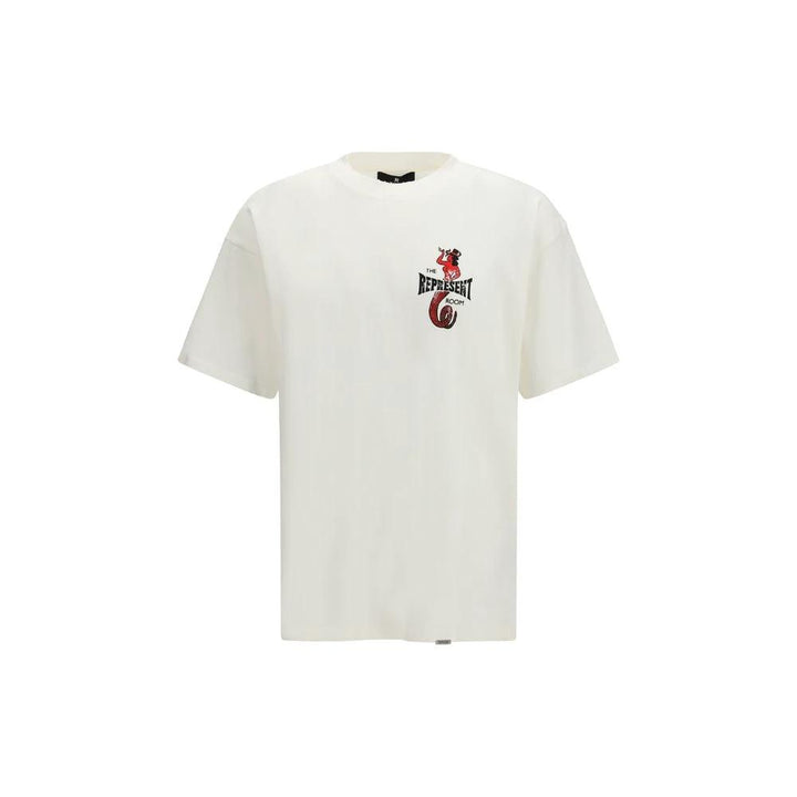 Represent White Cotton T-Shirt