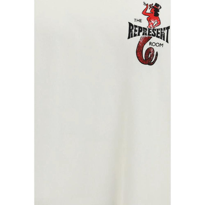 Represent White Cotton T-Shirt