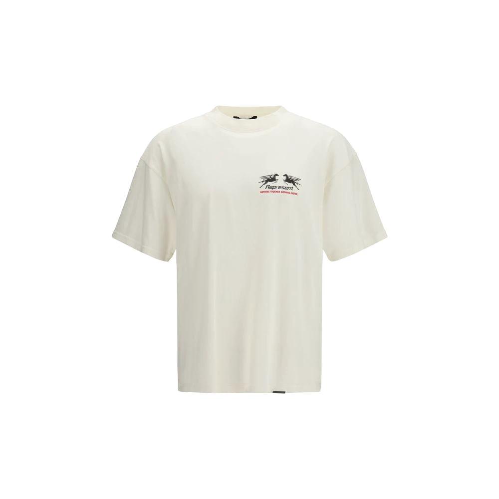 Represent White Cotton T-Shirt