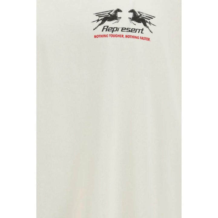 Represent White Cotton T-Shirt