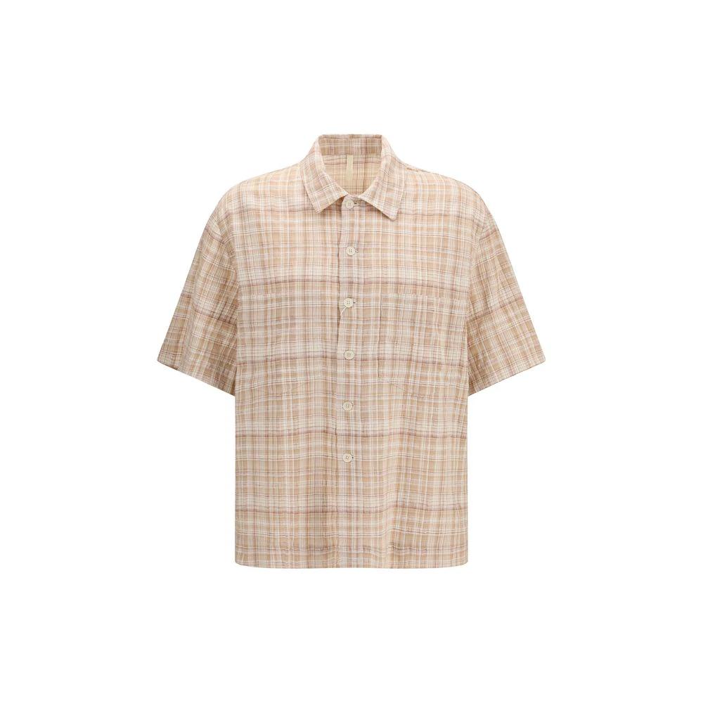 Sunflower Orange Cotton Pattern Shirt