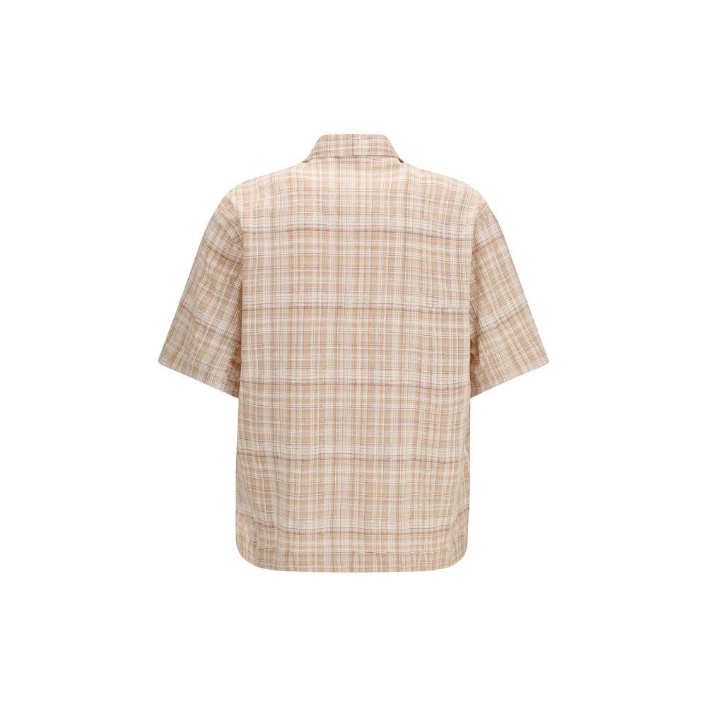 Sunflower Orange Cotton Pattern Shirt