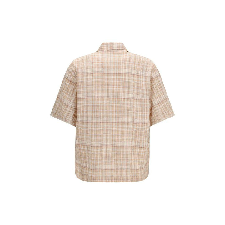 Sunflower Orange Cotton Pattern Shirt