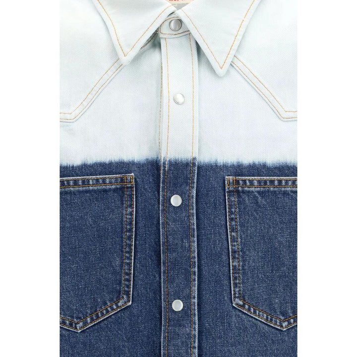 Marni Blue Denim Shirt