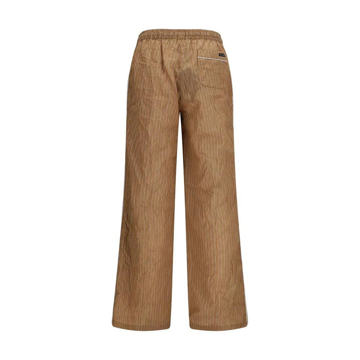Dolce & Gabbana Brown Linen Casual Pants