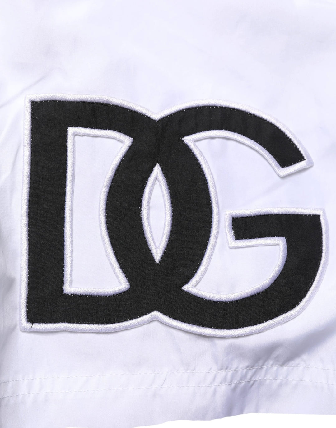 Dolce & Gabbana White Drawstring Men Swim Shorts Swimwear