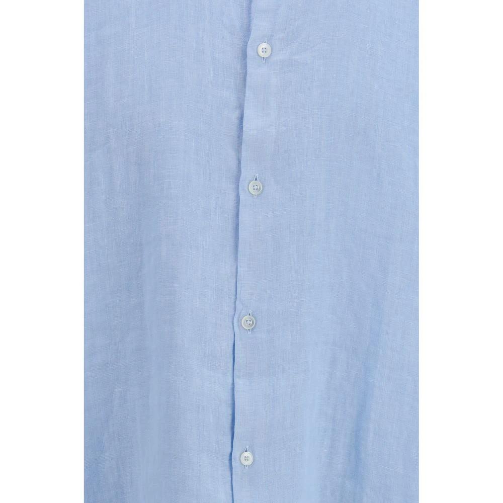 Brooksfield Blue Linen Shirt