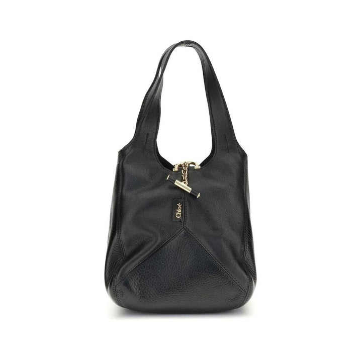 Chloé Black Buffalo Leather Shoulder Bag
