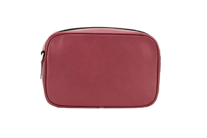 Marc Jacobs Flash Pomegranate Smooth Leather Embossed Camera Crossbody Bag Purse