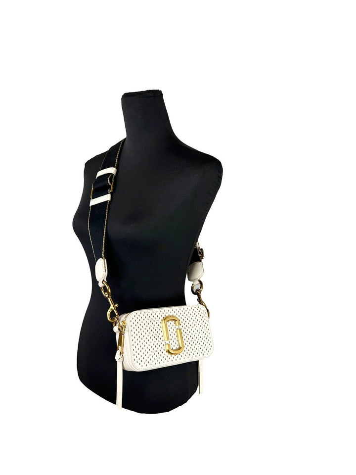 Marc Jacobs The Snapshot Perforated Crossbody Bag
