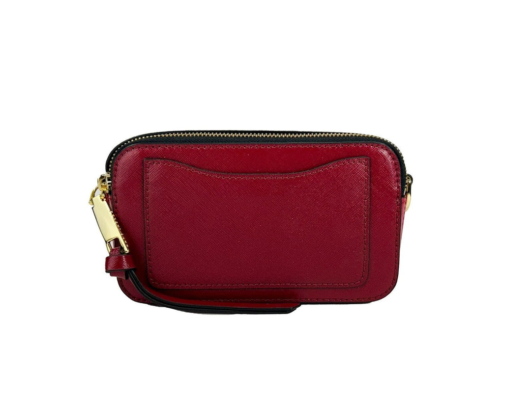 Marc Jacobs Snapshot Leather Shoulder Bag - Red Multi