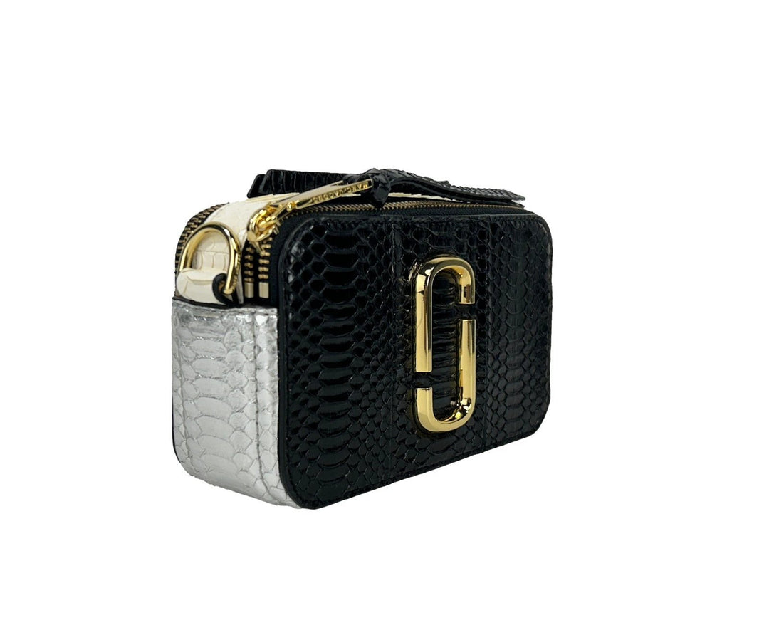 Marc Jacobs The Snapshot Snake Skin Crossbody Bag