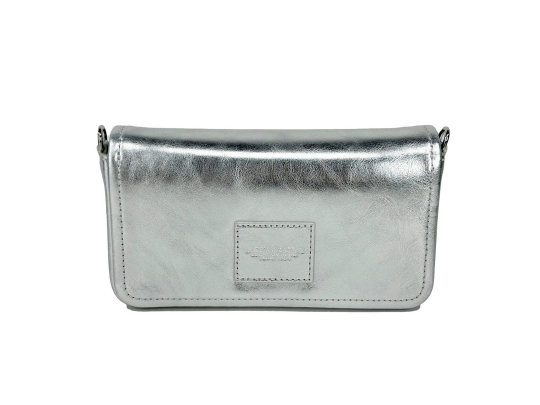 Marc Jacobs The Metallic Leather Chain Mini Bag - Silver