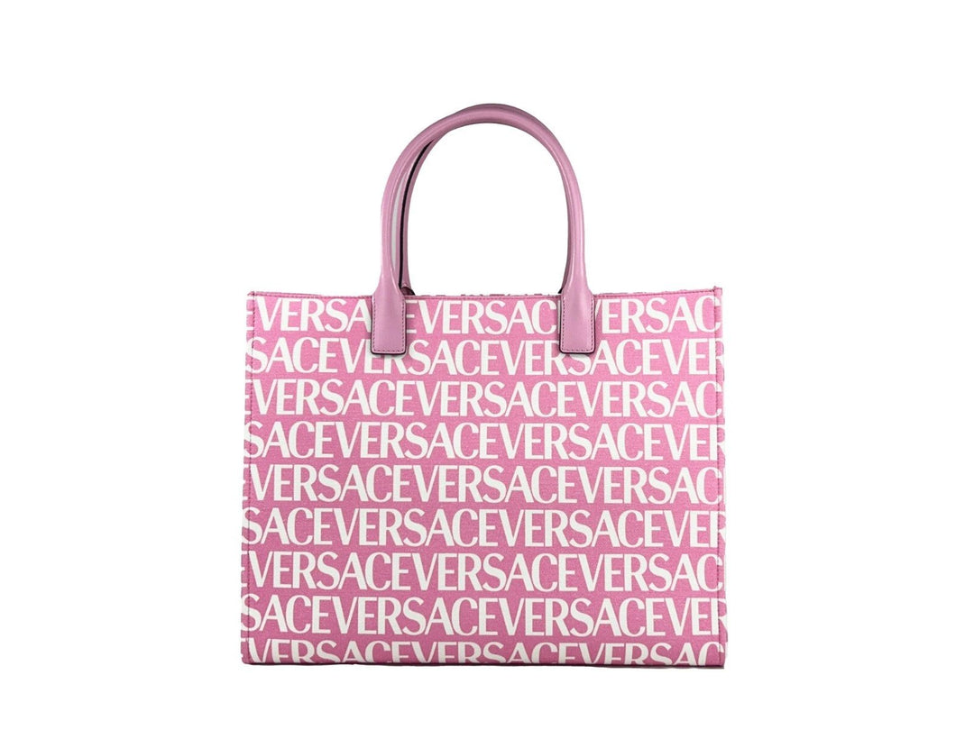 Versace Medusa Large Canvas Large Tote Bag Baby Pink