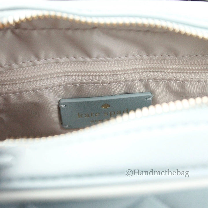 Kate Spade Carey Mini Wild Sage Quilted Smooth Leather Camera Crossbody Bag