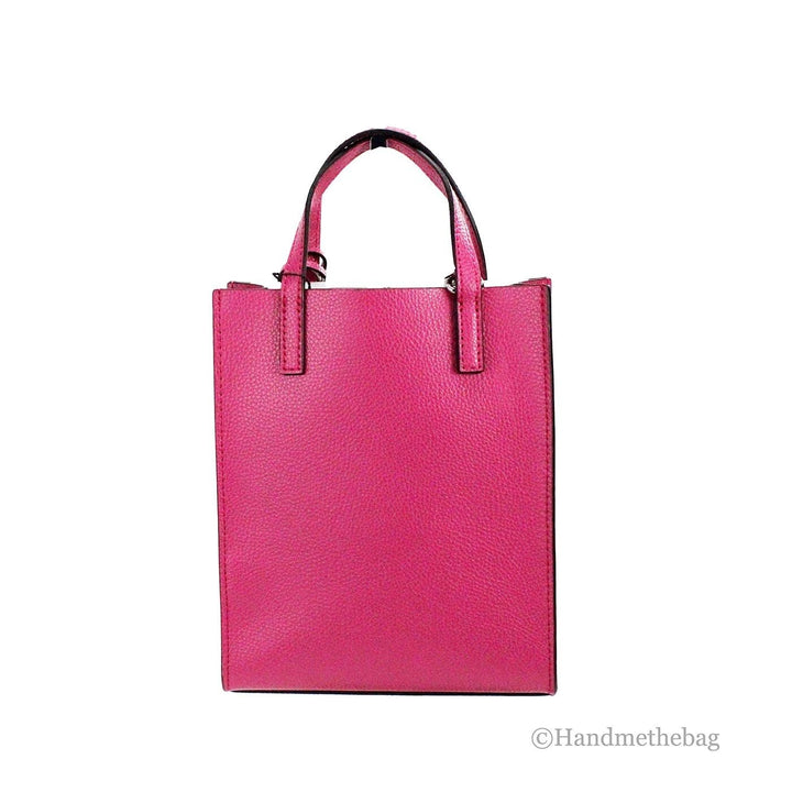 Marc Jacobs Mini Grind Cactus Flower Pebbled Leather Crossbody Tote Bag