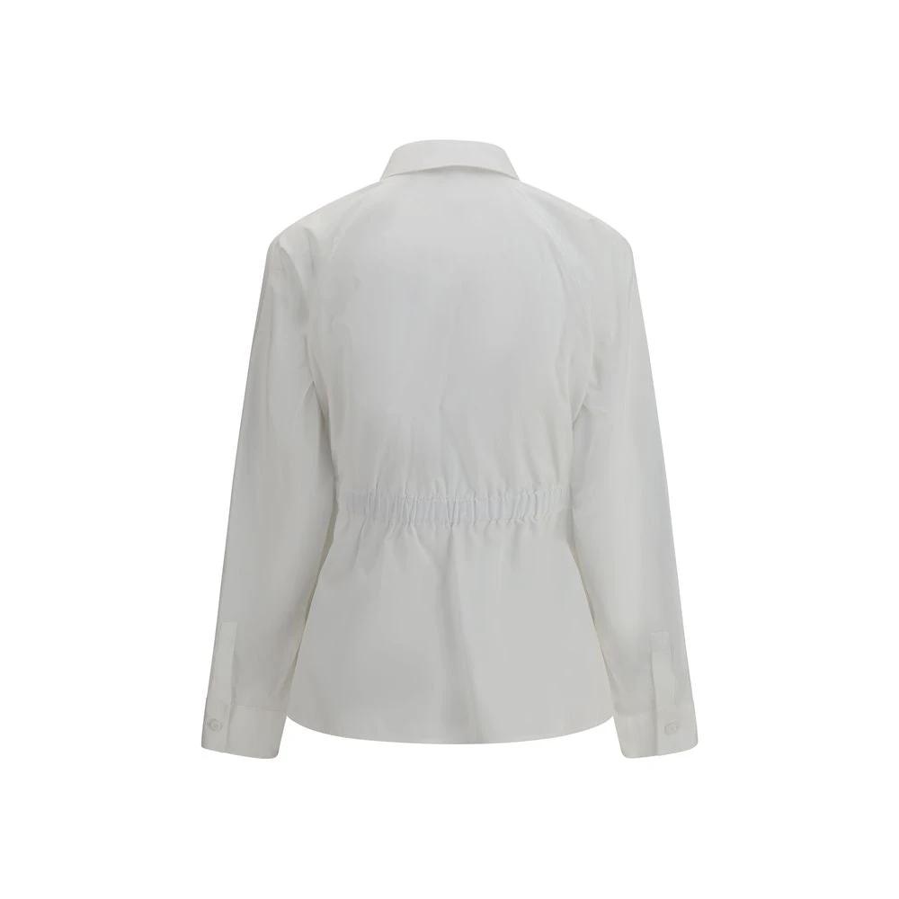 Max Mara White Cotton Dress Shirt