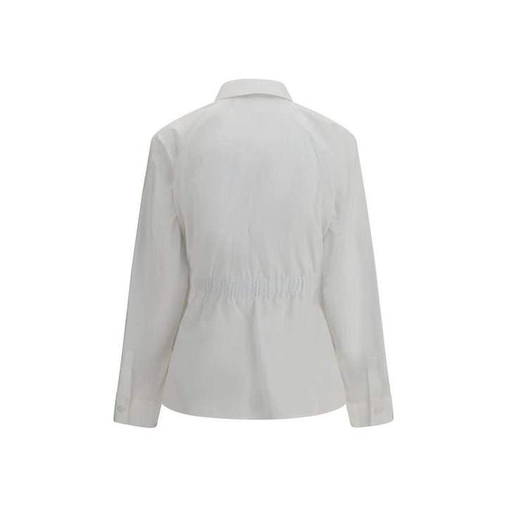 Max Mara White Cotton Dress Shirt