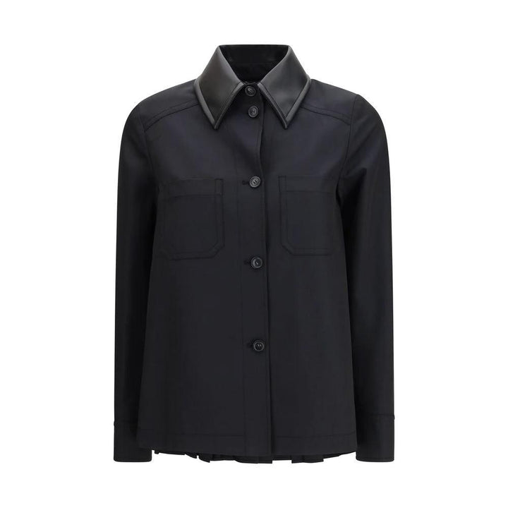Max Mara Black Polyester Shirt
