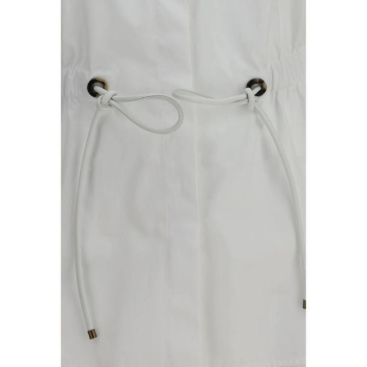 Max Mara White Cotton Dress Shirt