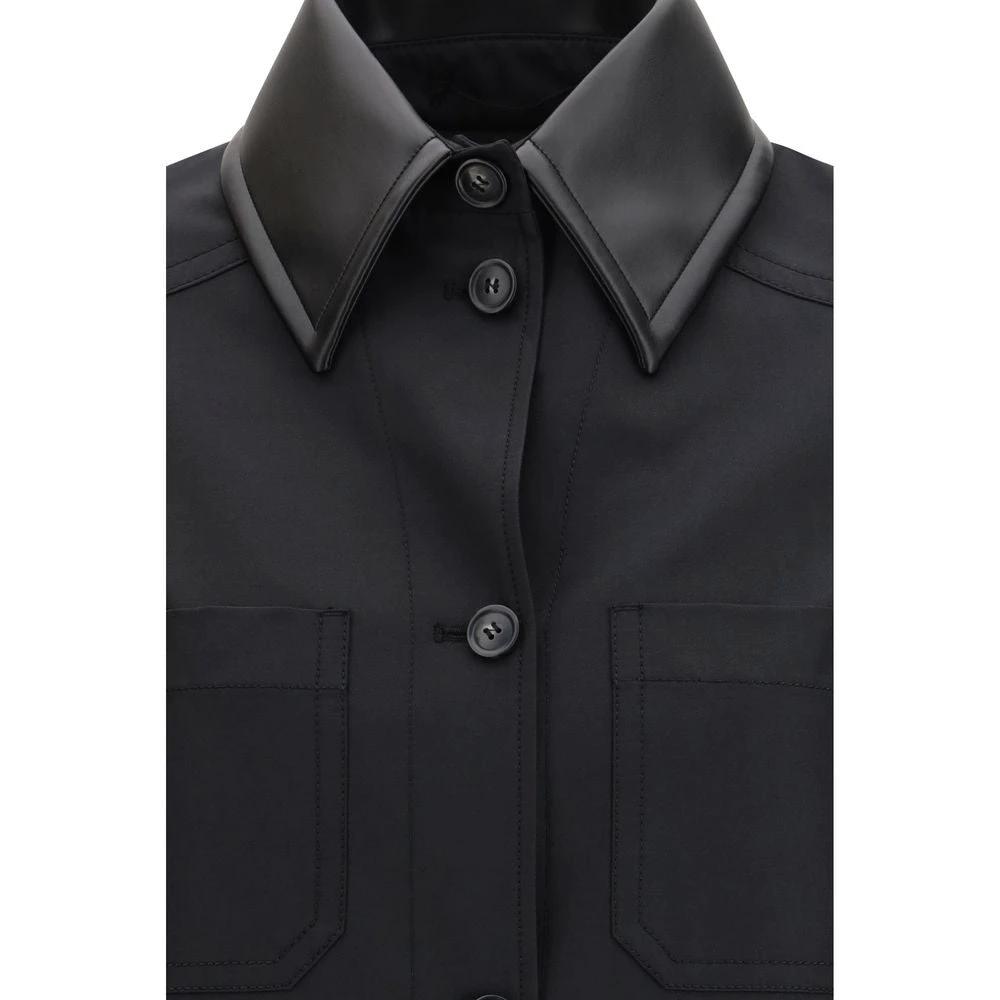 Max Mara Black Polyester Shirt