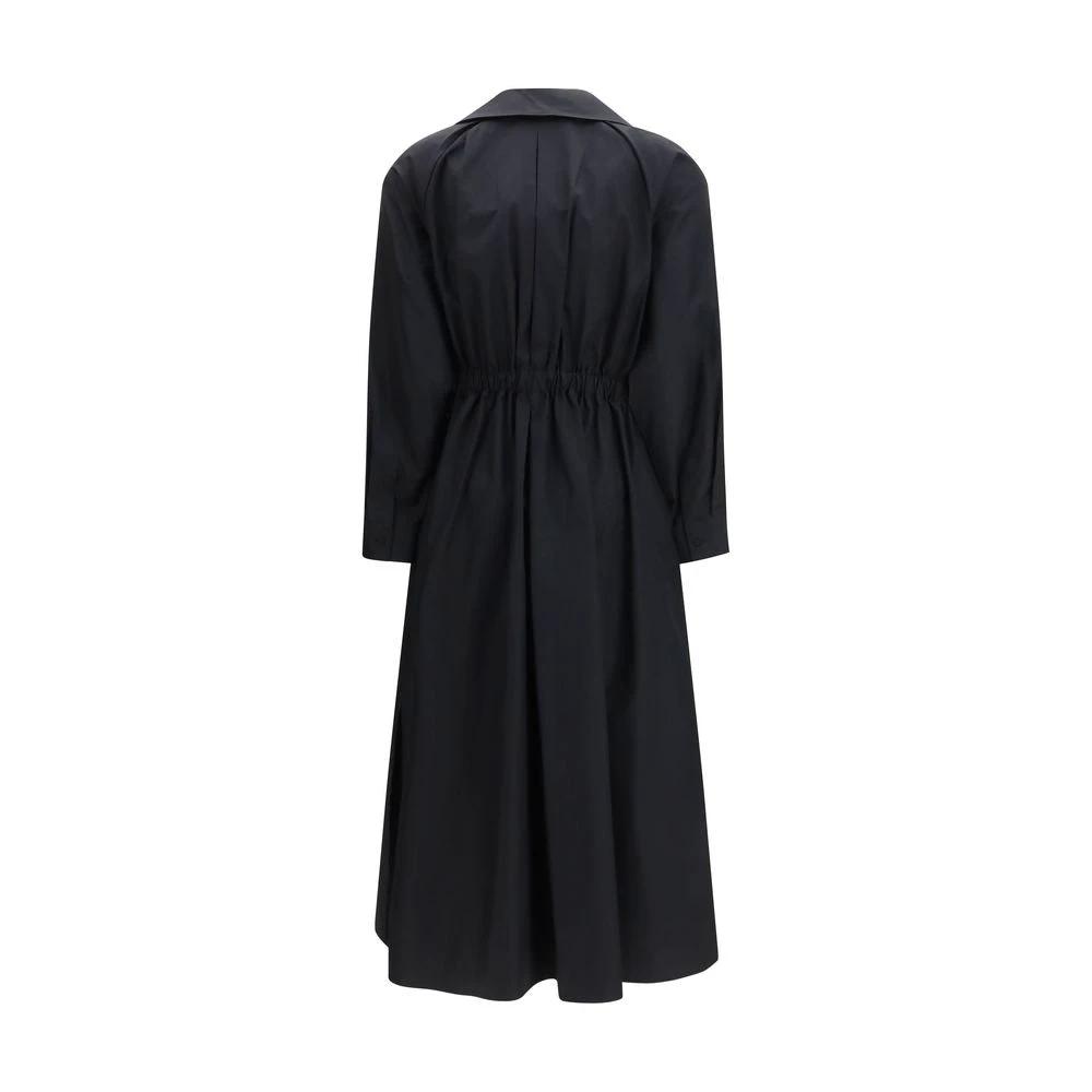 Max Mara Black Cotton Casual Dress