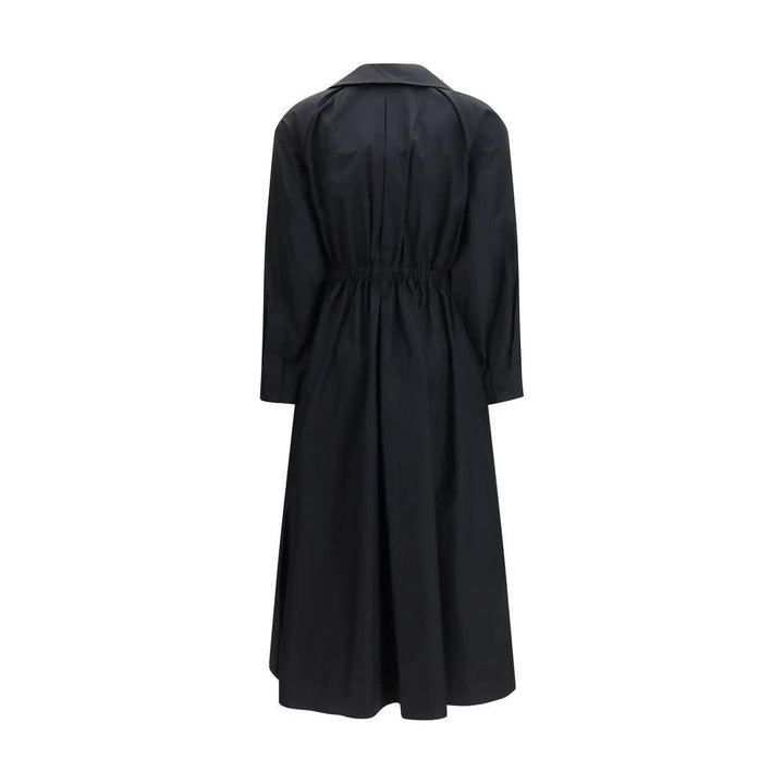 Max Mara Black Cotton Casual Dress