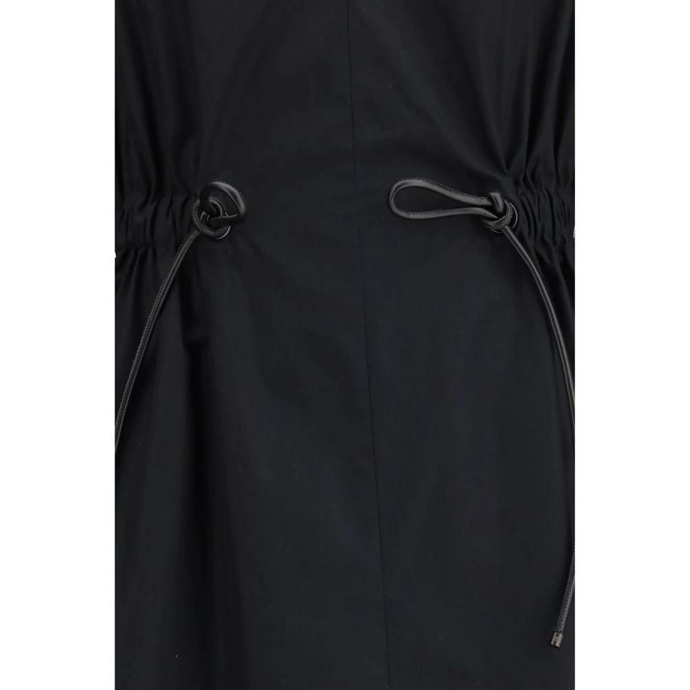 Max Mara Black Cotton Casual Dress