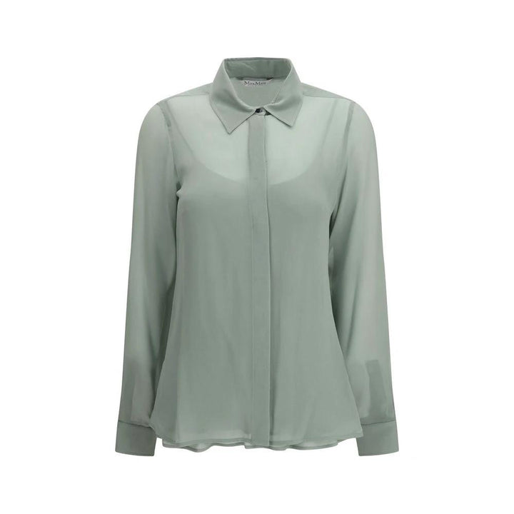 Max Mara Bicolor Silk Shirt