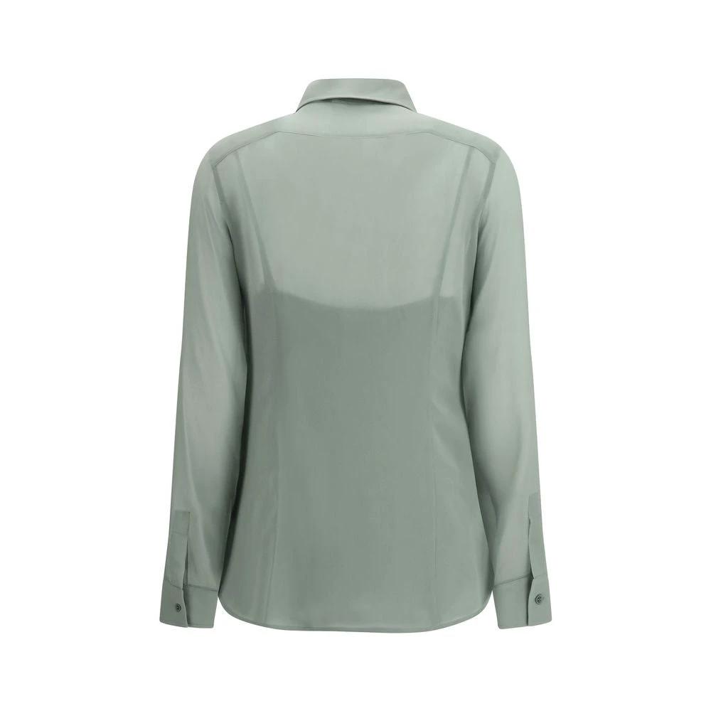 Max Mara Bicolor Silk Shirt