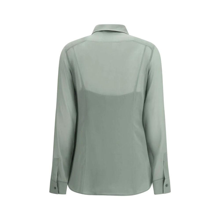 Max Mara Bicolor Silk Shirt