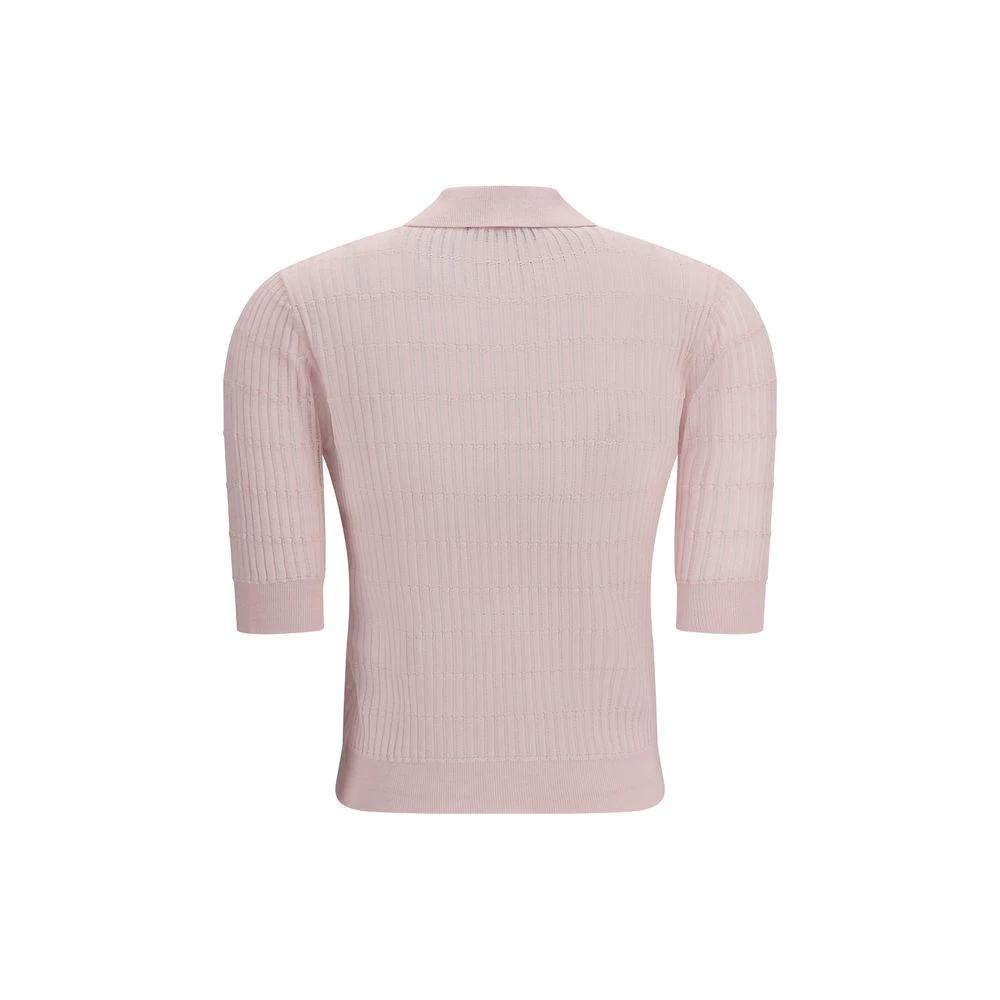 Max Mara Multicolor Silk Shortsleeve Shirt