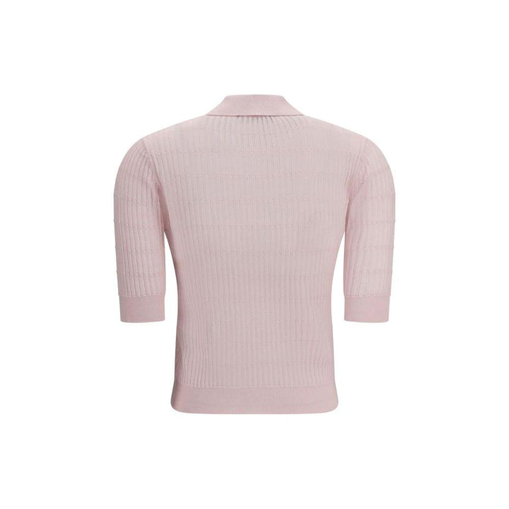 Max Mara Multicolor Silk Shortsleeve Shirt