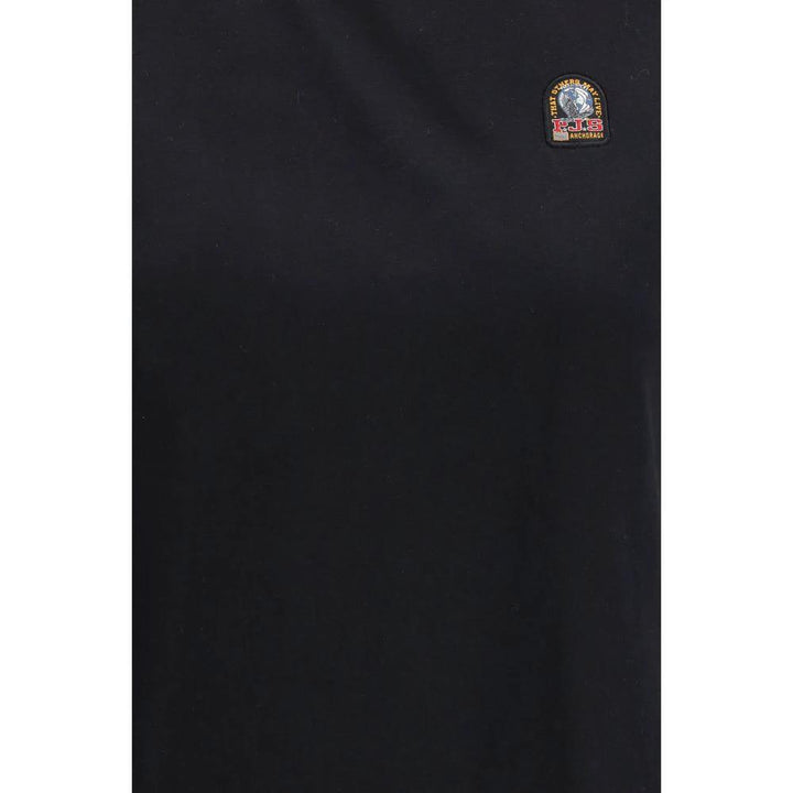Parajumpers Black Cotton T-Shirt