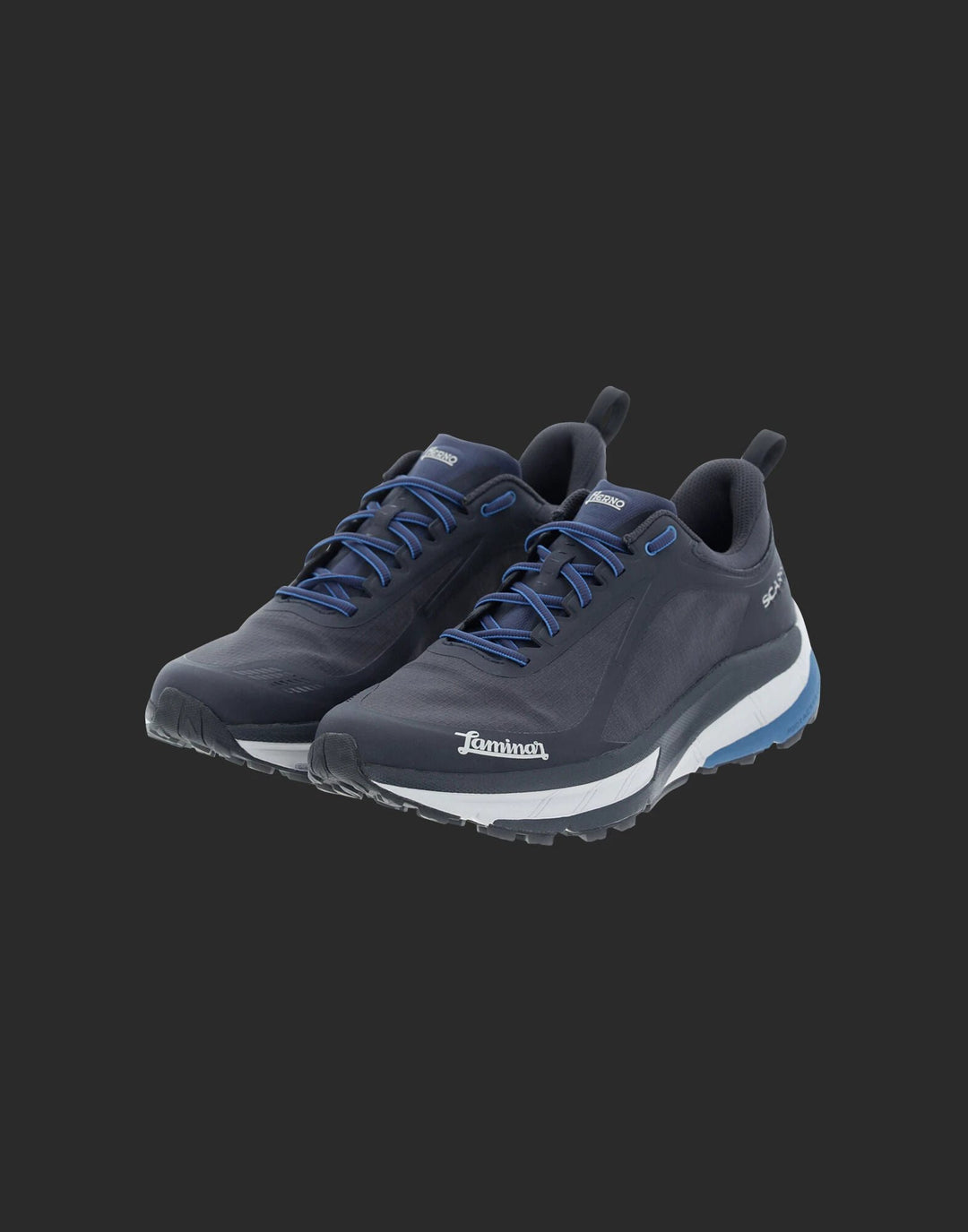 Herno Blue Polyamide Athletic Sneakers
