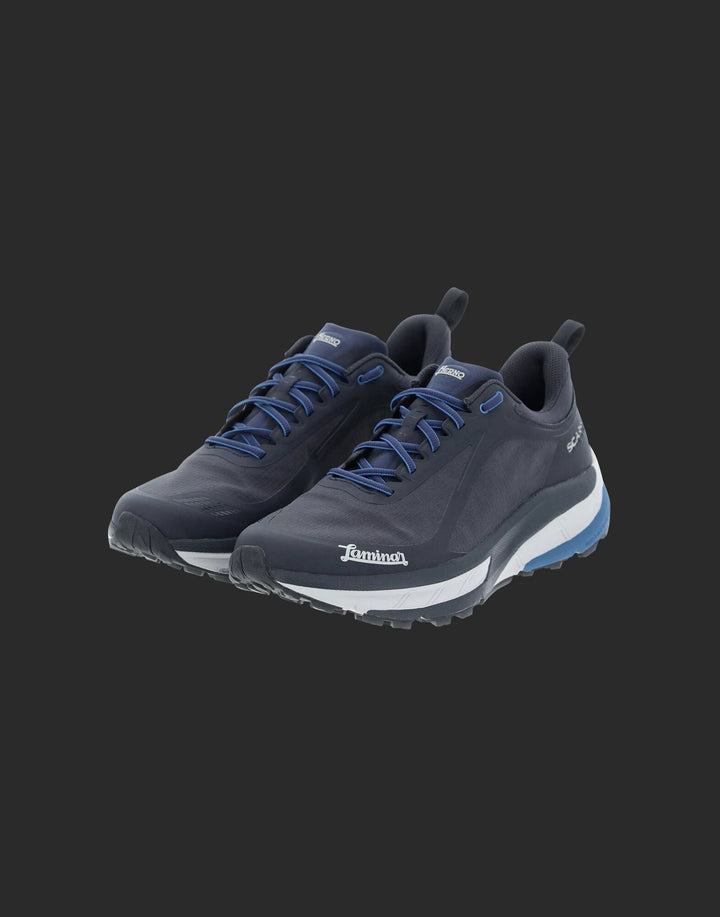 Herno Blue Polyamide Athletic Sneakers
