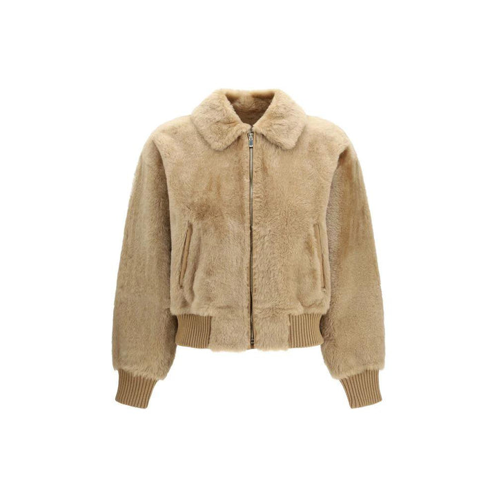 Max Mara Beige Alpaca Vicugna Pacos Coat
