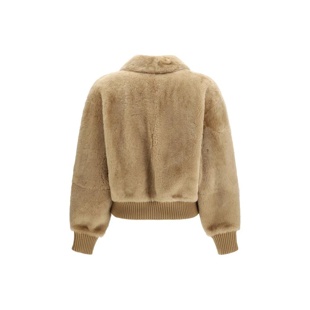 Max Mara Beige Alpaca Vicugna Pacos Coat