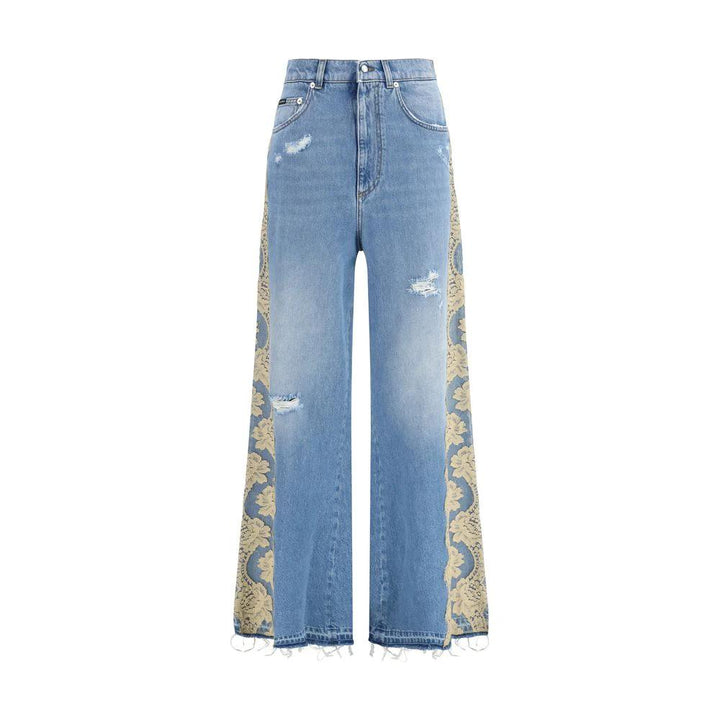 Dolce & Gabbana Blue Cotton Jeans Denim