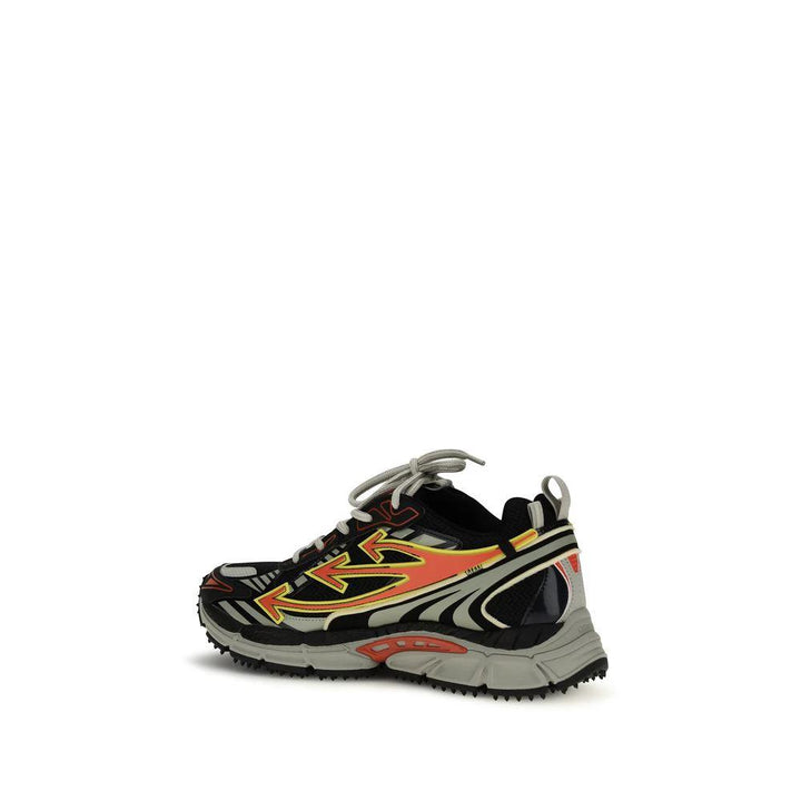 Off-White Multicolor Calf Leather Bos Taurus Athletic Sneakers