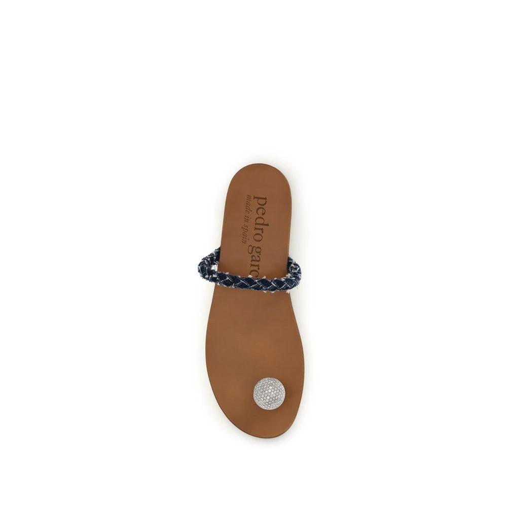 Pedro García Brown Calf Leather Bos Taurus Sandals
