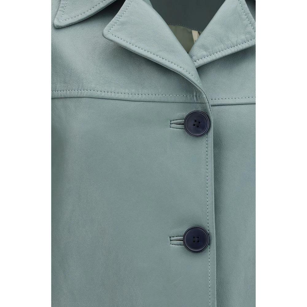 Chloé Blue Leather Jacket