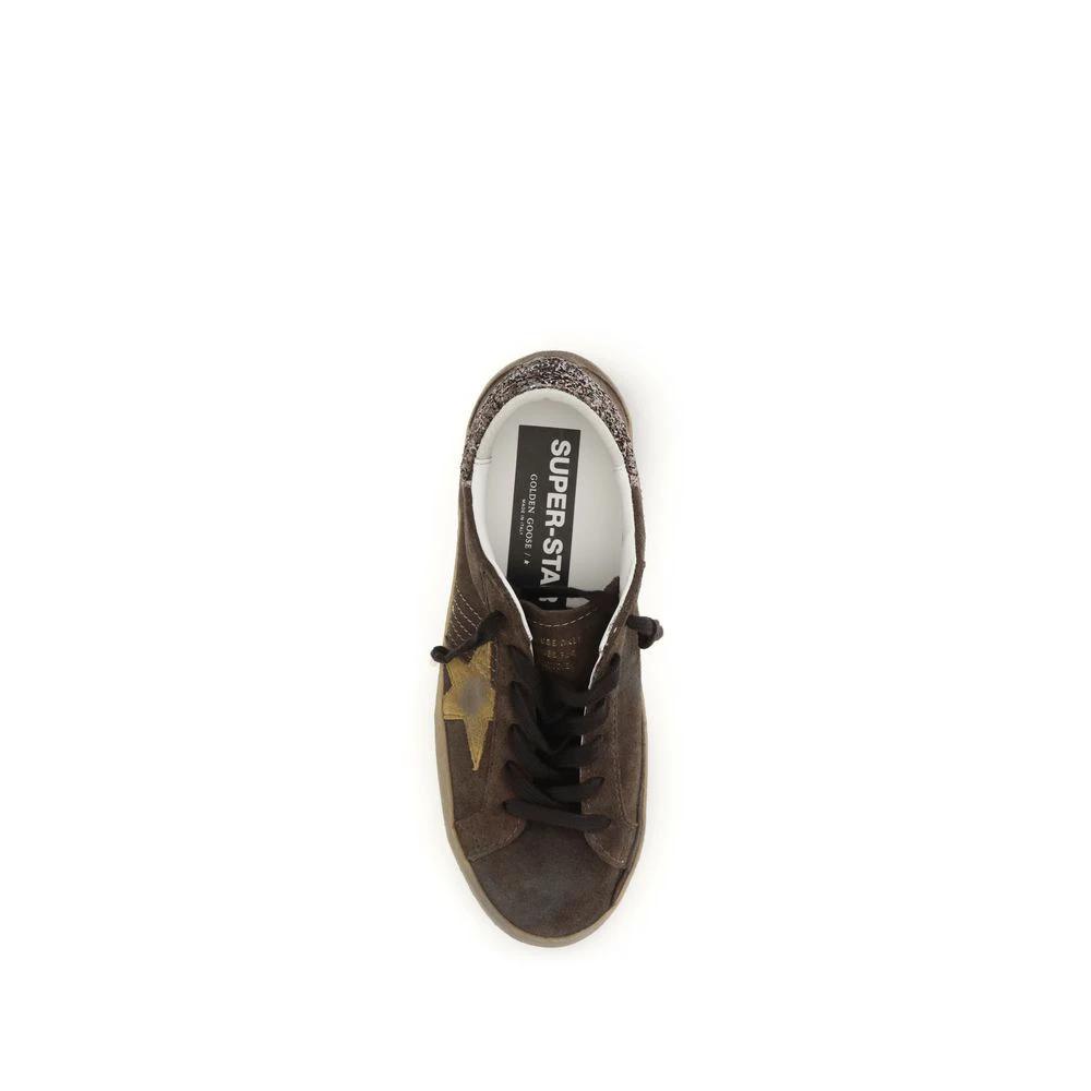 Golden Goose Brown Calf Leather Bos Taurus Low Top Sneakers
