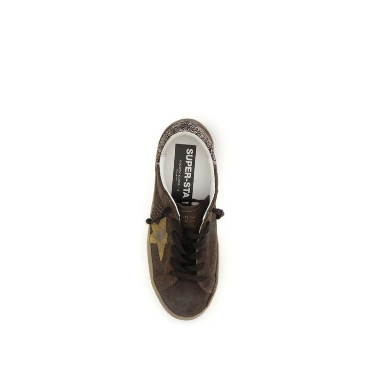 Golden Goose Brown Calf Leather Bos Taurus Low Top Sneakers