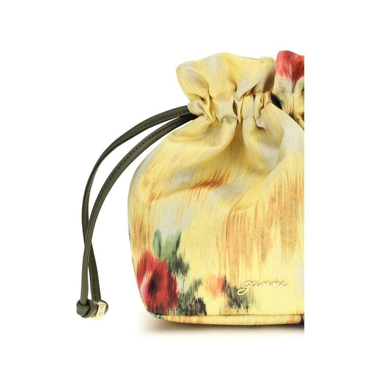 Ganni Bicolor Recycled Cotton Clutch Bag