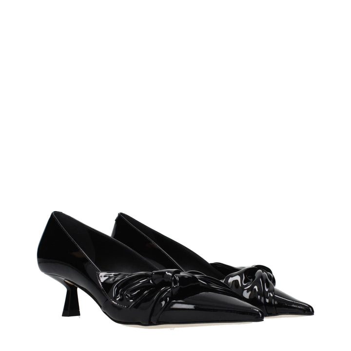 Jimmy Choo Black Leather Pumps