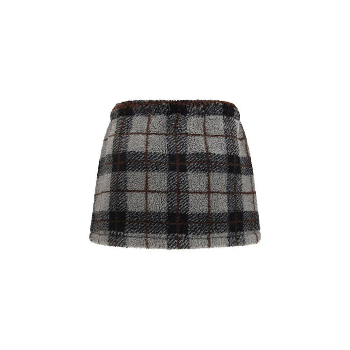 Miu Miu Multicolor Nylon Mini Skirt