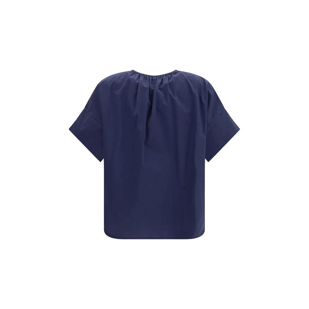 Max Mara Blue Cotton Shirt