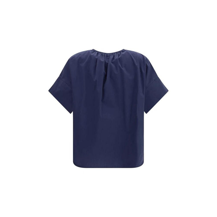 Max Mara Blue Cotton Shirt