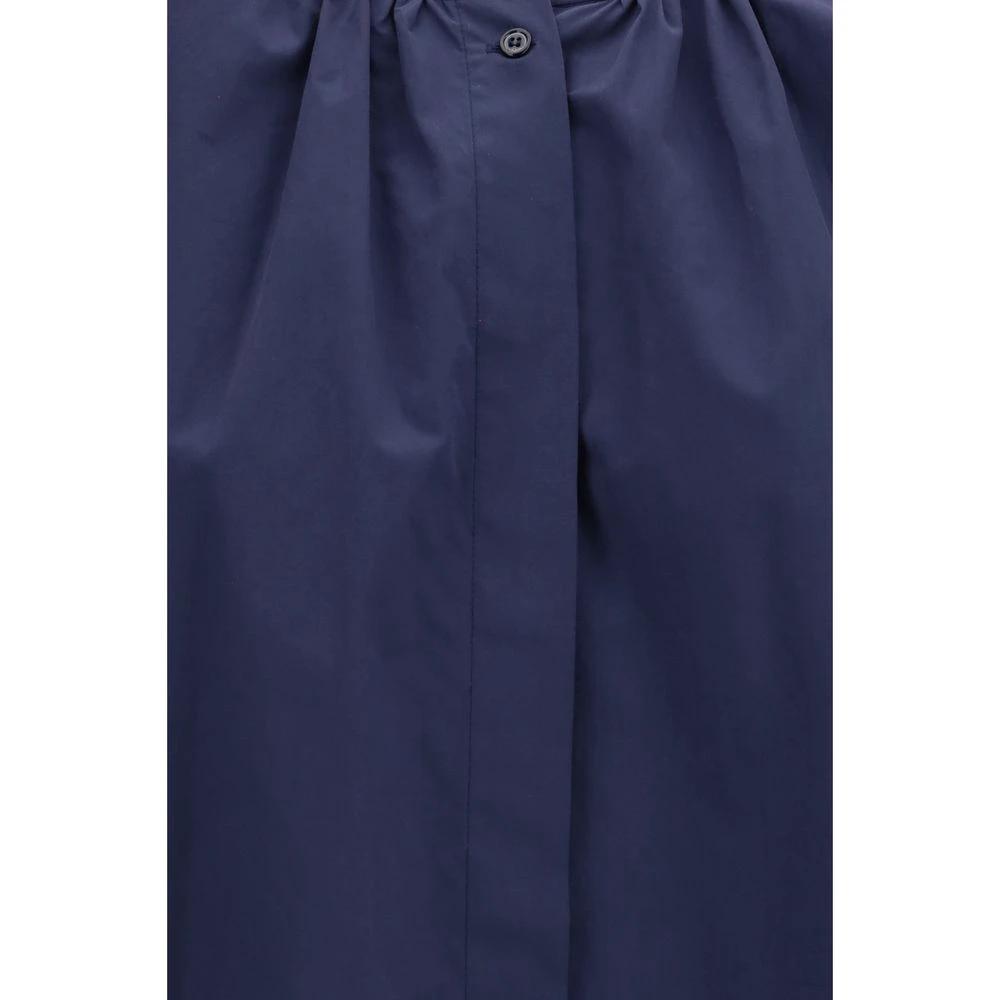 Max Mara Blue Cotton Shirt